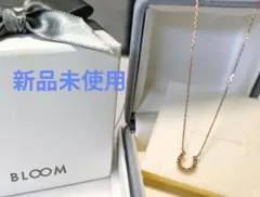 BLOOM ブルーム 馬蹄 K10 ネックレス Pゴールド ダイヤ ホースシューのサムネイル