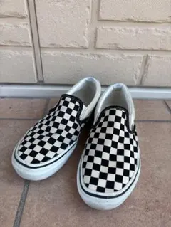 Vans チェッカースリッポン