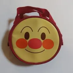 アンパンマン 丸型 ミニポーチ レッド