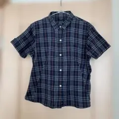Burberry チェック柄 半袖シャツ M