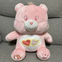 ケアベア　ミルキーカラー　bigぬいぐるみ お座り　ピンク