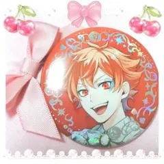 エース　エース・トラッポラ　プラチナジャケット　缶バッジ　ツイステ