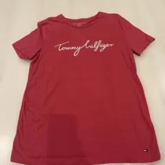 TOMMY HILFIGER 半袖Tシャツ 濃いピンク S