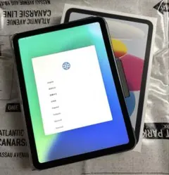 04　iPad 第10世代 (2022) Wi-Fi　64GB　ブルー　ケース付