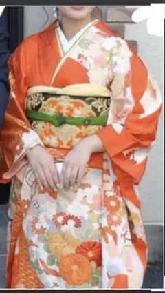 値下げ　川島織物　秀英華文　仕立て済　本袋帯　振袖に 一回使用のサムネイル