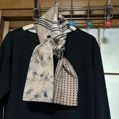 ☆セール❗️おまけ付き クールネック2枚セット 　　　柿渋染め　藍染