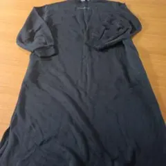 新品未使用　PUMA ブラック 長袖カットソーワンピース M