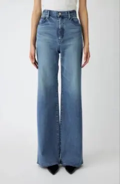 新品 MOUSSY ADVANCED LONG LEG FLARE デニム