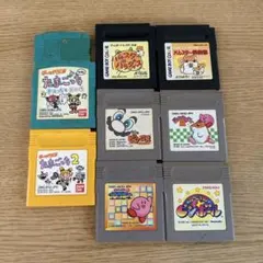 【動作未確認】【ジャンク品】ゲームボーイ ソフト 8本 セット まとめ売り