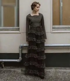 et.UNiVER オケージョンドレス M ブラウン