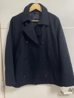 アーバンリサーチ　ネイビー ウール ピーコート ダブルボタン　Lサイズ