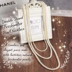 3連パール　ネックレス　ロングネックレス　韓国　上品　ドレス 　結婚式　華やか