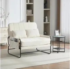 ⭐️新品未使用 ⭐️2WAYソファベッド 一人掛け 白　ホワイト　シンプル ⭐️新品未使用 ⭐️2WAYソファベッド 一人掛け 白 ホワイト シンプル