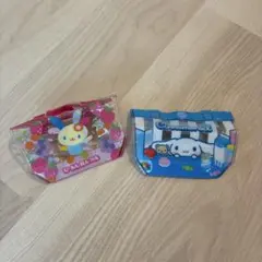 サンリオキャラクターズ プールバッグ風ミニポーチ 2点セット