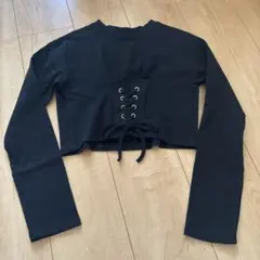 ブラック 長袖 トップス M