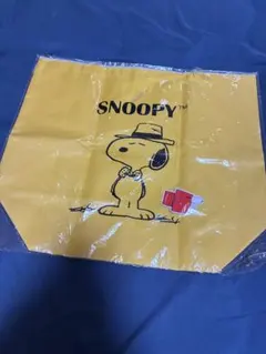 SNOOPY ビッグトートバッグ イエロー
