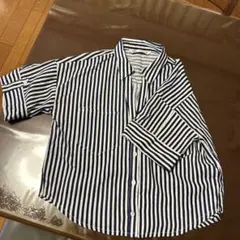 ZARA ストライプ柄 半袖シャツ