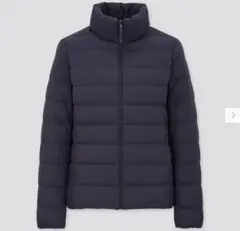 ウルトラライトダウンジャケット　レディース　ネイビー　Mサイズ
