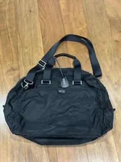 agnès b. VOYAGE ブラック ボストンバッグ