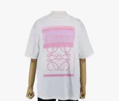 LOEWE アナグラム Tシャツ ホワイト ピンクのサムネイル