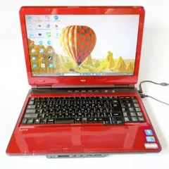 最新windows11✨爆速SSD✨メモリ8GB✨すぐ使えるレッドノートパソコン