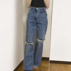 ZARA★ダメージデニムパンツのサムネイル