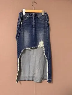 GYDA 2WAY BACKロングデニムSKのサムネイル