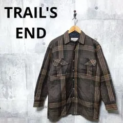 TRAIL'S END アメリカ古着 メンズ 中綿ウールシャツジャケット CPO
