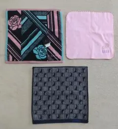 ブランド タオルハンカチ 3枚セット