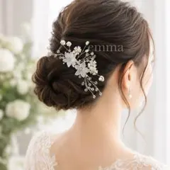 髪飾り　結婚式　お呼ばれ　成人式　浴衣　ヘアアクセサリー　ヘアピン　ヘッドドレス