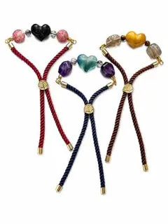 天然石ブレス3点セット フリーサイズ 調整可