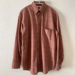 UNIQLO U ワイドフィットチェックシャツ 長袖 Mのサムネイル