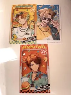 にじさんじ　三ミ一体 チェキカード