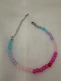 グラデーション風ブレスレット《ハンドメイド》