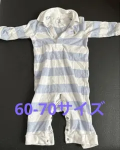 Ralph Lauren 9M ストライプロンパース