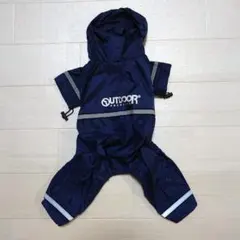 OUTDOOR PRODUCTS 犬用レインコート ネイビー サイズ3