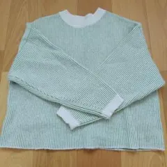 niko and ... グリーンストライプセーター