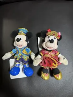 ミッキー・ミニー ディズニーランド35周年記念 ぬいぐるみ