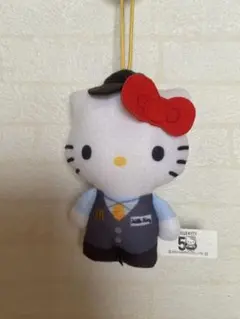 ハローキティ 制服 ぬいぐるみ 約30cm レトロ】 ハローキティ Hello Kitty ローソン 制服 ぬいぐるみ