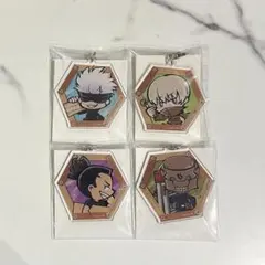 呪術廻戦　デフォルメアクリルキーホルダー4点セット