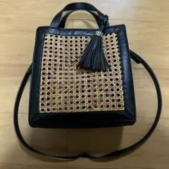 ZARA ザラ バンブーショルダーバッグ カゴバック バック 春 夏