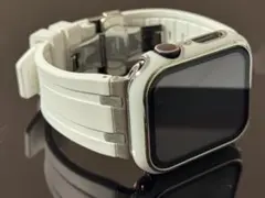 ss★アップルウォッチバンド　ラバーベルト　保護カバー　ジルコンケース