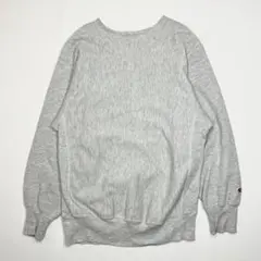 【美品】 90s チャンピオン リバースウィーブ 目無し XL 霜降り グレー