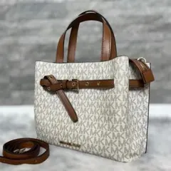 【未使用級】MICHEAL KORS EMILIA サッチェル ショルダーバッグ