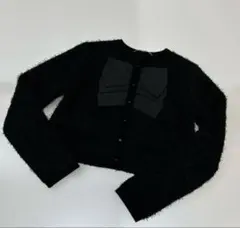 新品❤️セルフォード❤️黒いフワフワカーディガン