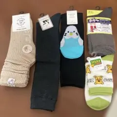 靴下　ソックス　ハイソックス　シャギー　ルーズ