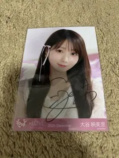 ＝LOVE 大谷映美里 生写真 直筆 ラブソングに襲われる ジャケット衣装