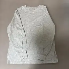 GU ライトグレー　長袖Tシャツ　Sサイズ
