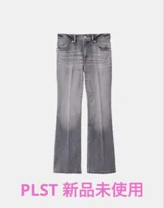 PLST プラステ　ソフトフレアジーンズ　デニム　L