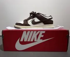 24.5 Nike Dunk Low ブラウン/ホワイト 一度だけ着用